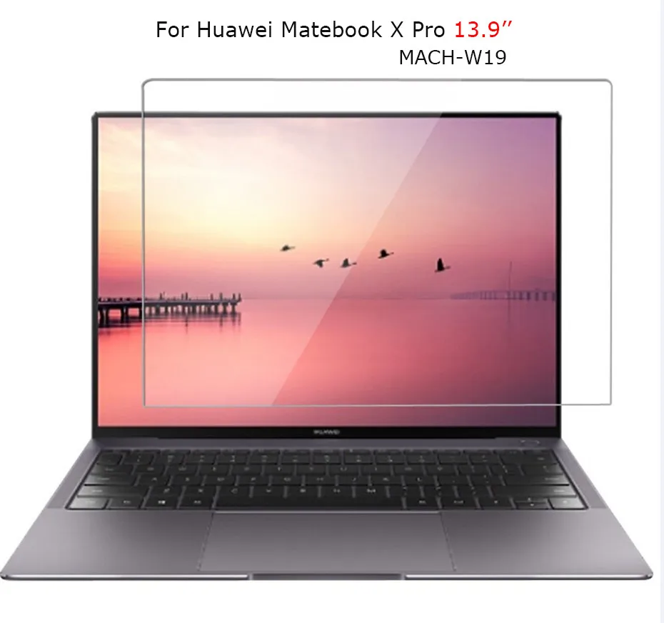 Для huawei MateBook X 1" MateBook X Pro 13,9 пленка из закаленного стекла для huawei Matebook E 12 дюймов стеклянная защита экрана - Цвет: For Matebook X Pro