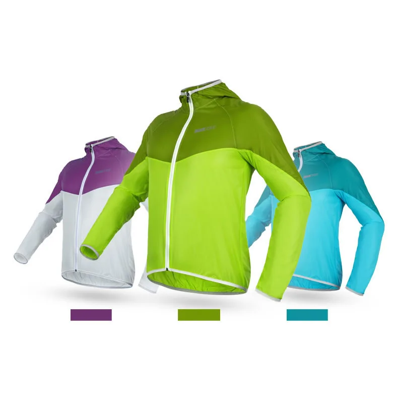 Быстросохнущая Женская куртка для велоспорта, тонкая дышащая Солнцезащитная ветрозащитная ветровка с УФ-защитой, верхняя одежда, ультра-светильник, велосипедная куртка