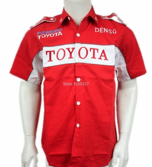 

summer fashion Toyota shirt embroidered short-sleeve clothes fashion leisure clothes