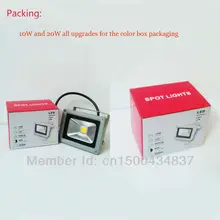 10 Вт, 20 Вт, светодиодный прожекторы AC85-260V Светодиодный прожектор светодиодное ландшафтное освещение