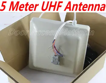 

5 Meter Card reading UHF antenna reader 900MHz UHF Reader Wiegand work for Access Controller System and Car Parking barrier gate