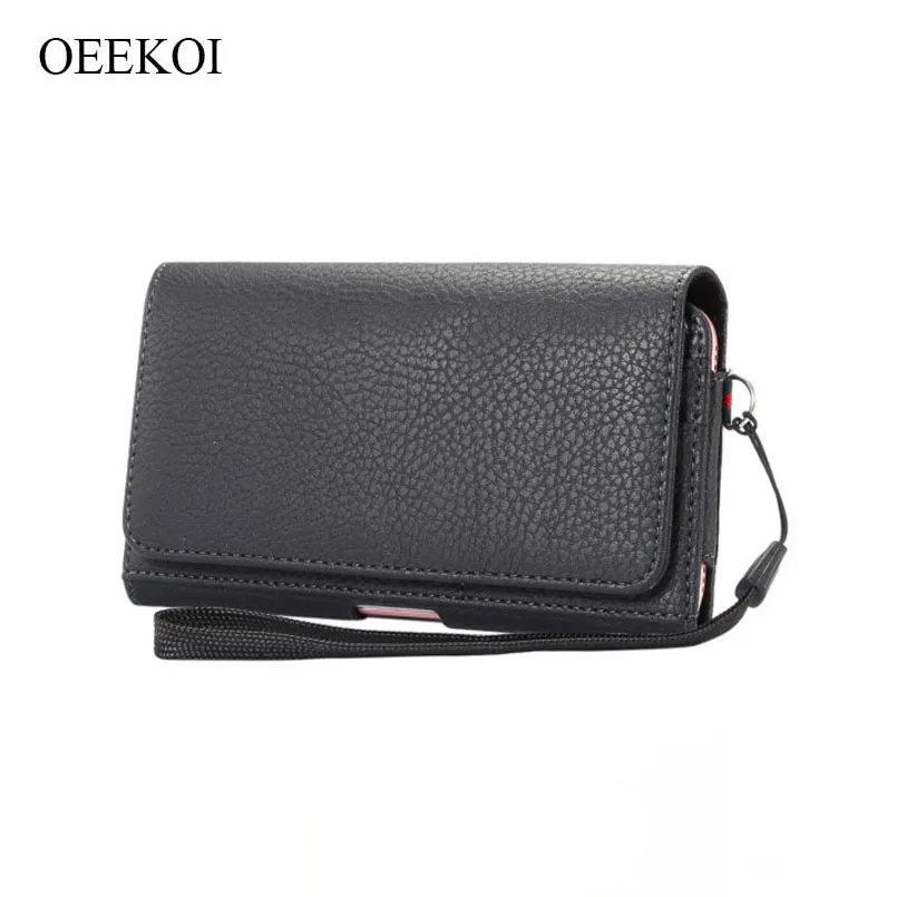 

OEEKOI Lichee Pattern Card Slots Holder Pouch Case for Leagoo Xrover C/XRover/Power 5