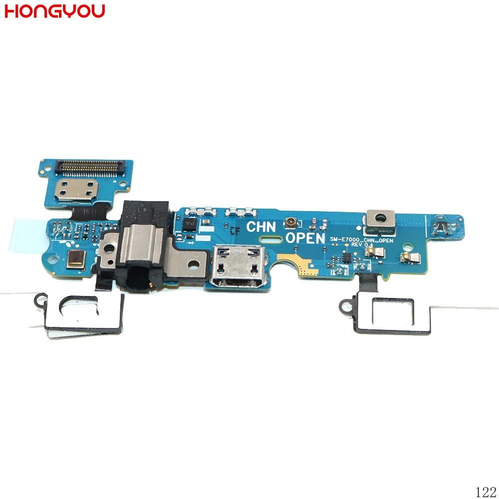Usb разъем для зарядки док-станции разъем для аудио наушников гибкий кабель для samsung Galaxy E700F E7000 E700H E7009 E700M