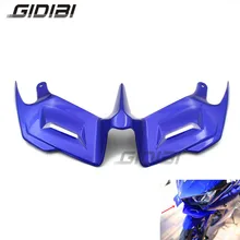 Motorcycle ABS Blue R3 R25 Front Fairing Aerodynamic Winglets For YAMAHA YZF-R3 YZF-R25 YZF R3 R25 Front Wing Motorcycle ABS Blue R3 R25 Front Fairing Aerodynamic Winglets For YAMAHA YZF-R3 YZF-R25 YZF R3 R25 Front Wing