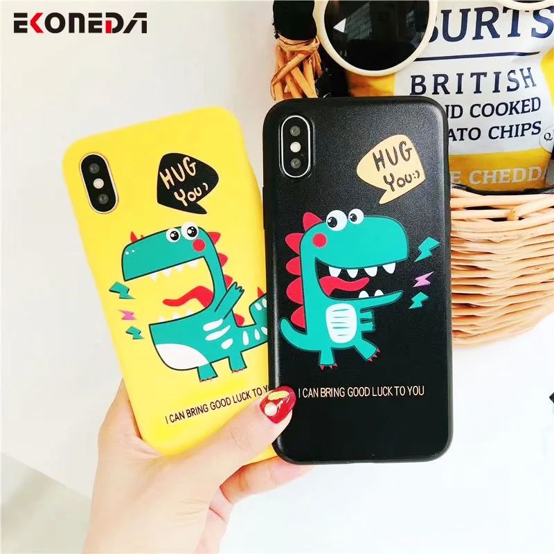 EKONEDA Funny Words Good Luck Soft Case For iPhone XS Cute