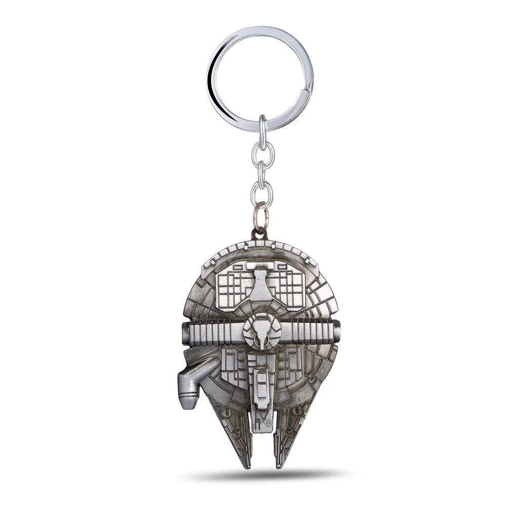 

Hot Sale New Movie Star War Alloy Key Chain Fashion High-quality Black Rocket Spaceship Personal Key Chains
