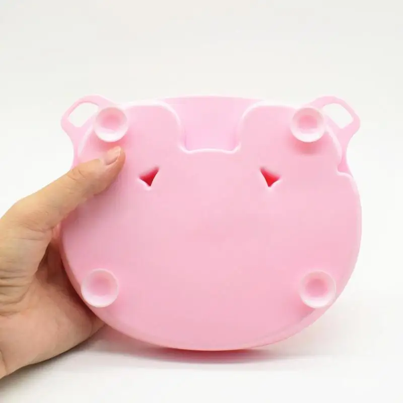 Cute Cartoon Kids Silicone Dinner Plate Suction Baby Feeding Tableware Safe Food Grade Children Dishes Lunch Kids Feeding Bowls