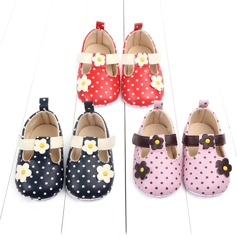 

Spring and autumn new baby single shoes flowers baby shoes soft bottom toddler shoes newborn baby girl shoes first walker