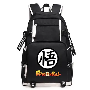 

High-Q Unisex DRAGON BALL Son Goku Backpacks Preppy Student DRAGON BALL Kakarotto Casual Backpacks Luggage Bags