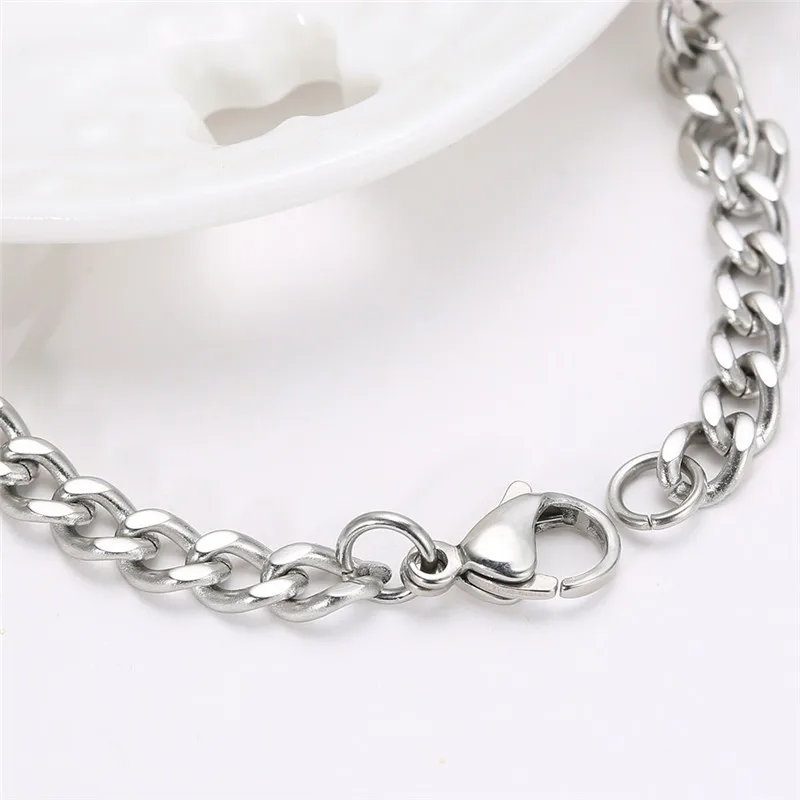 GAGAFEEL Personalized Couple Bracelet Love Stainless Steel Bracelet For Women Men Fashion Jewelry Customised Engrave Bracelet