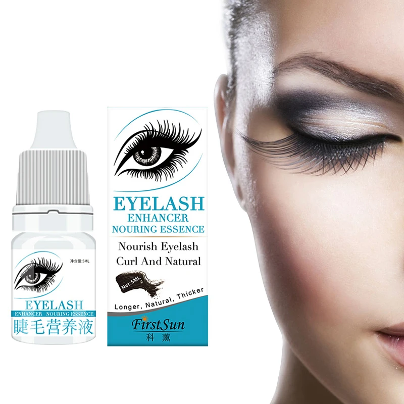 

5ml Eyebrows Eyelash Enhancer Liquid Set Pure Chinese Medicine Gentle Treatment Long Thicker Makeup Eyelash Growth Serum TSLM2