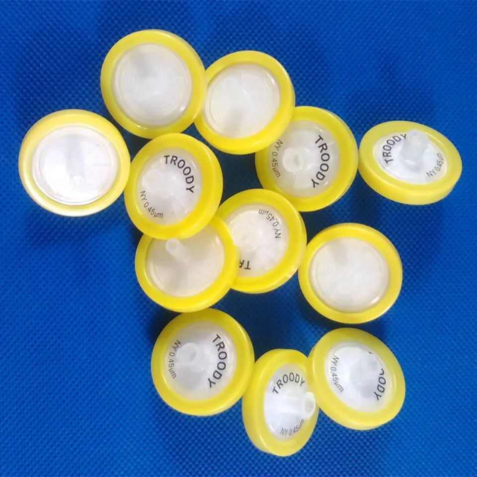100pcs Nylon Syringe Filter ,25MM,0.45um,Syringe driven Filter Organic