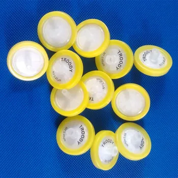 

100pcs Nylon Syringe Filter ,25MM,0.45um,Syringe-driven Filter Organic Solution Filtration Membrane ,Disposable Needle Filter