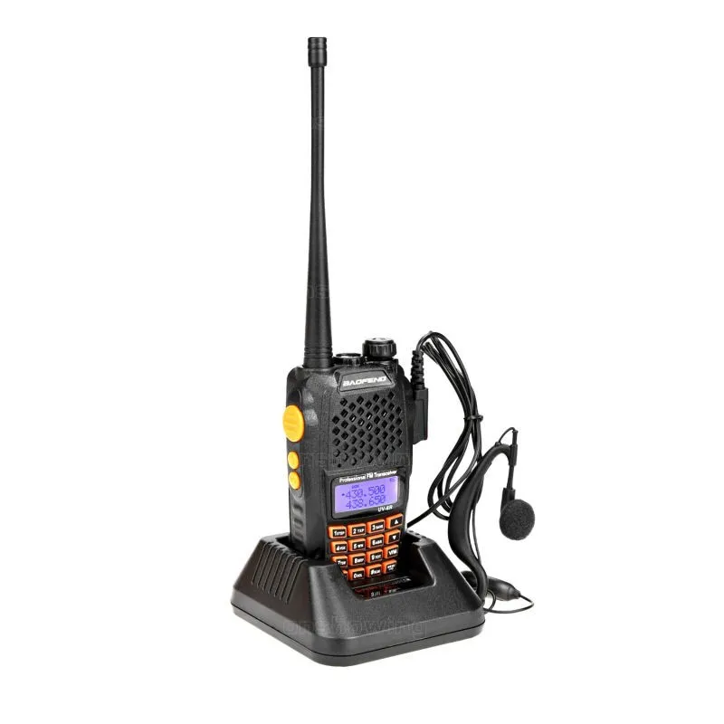 2 шт. Baofeng UV-6R рация двухстороннее радио двухдиапазонный УКВ для CB радиостанции Профессиональный двухчастотный беспроводной