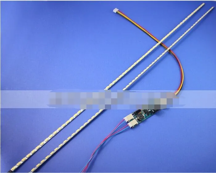 10 шт. универсальный светодиодный Подсветка лампы обновления комплект для ЖК-дисплей монитор 2 светодиодный полоски Поддержка до 24 ''540 мм
