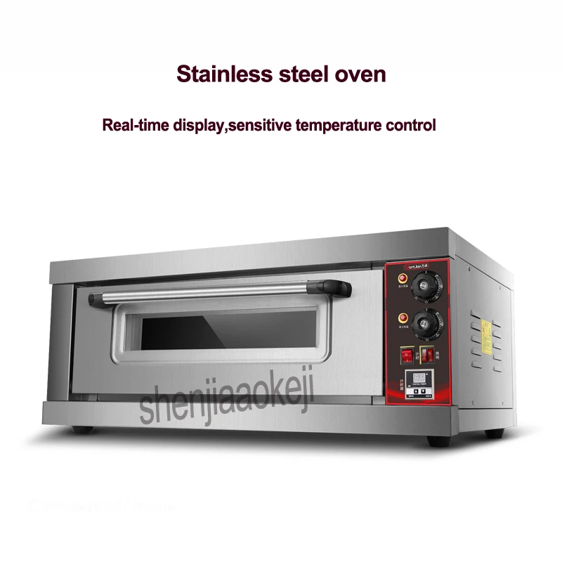 220v/50hz 3200w Stainless steel oven Commercial large capacity single