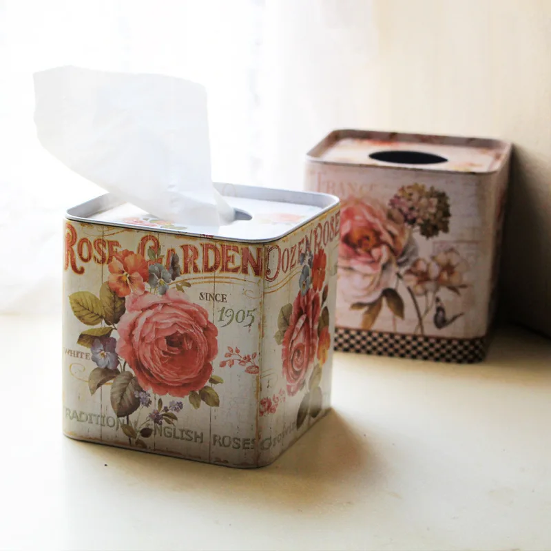 Kitchen Storage Organization Tissue Box Cover Tissue Paper Box