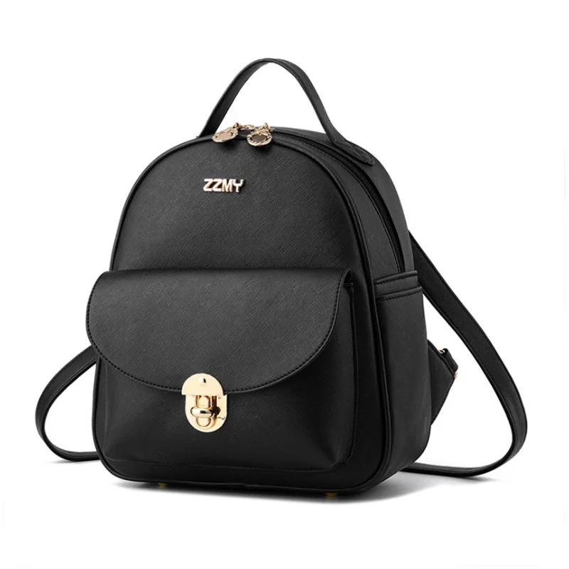 

2019 spring Women Backpack Designer high quality Leather Women Bag Fashion School Bags small Backpacks Travel Bags
