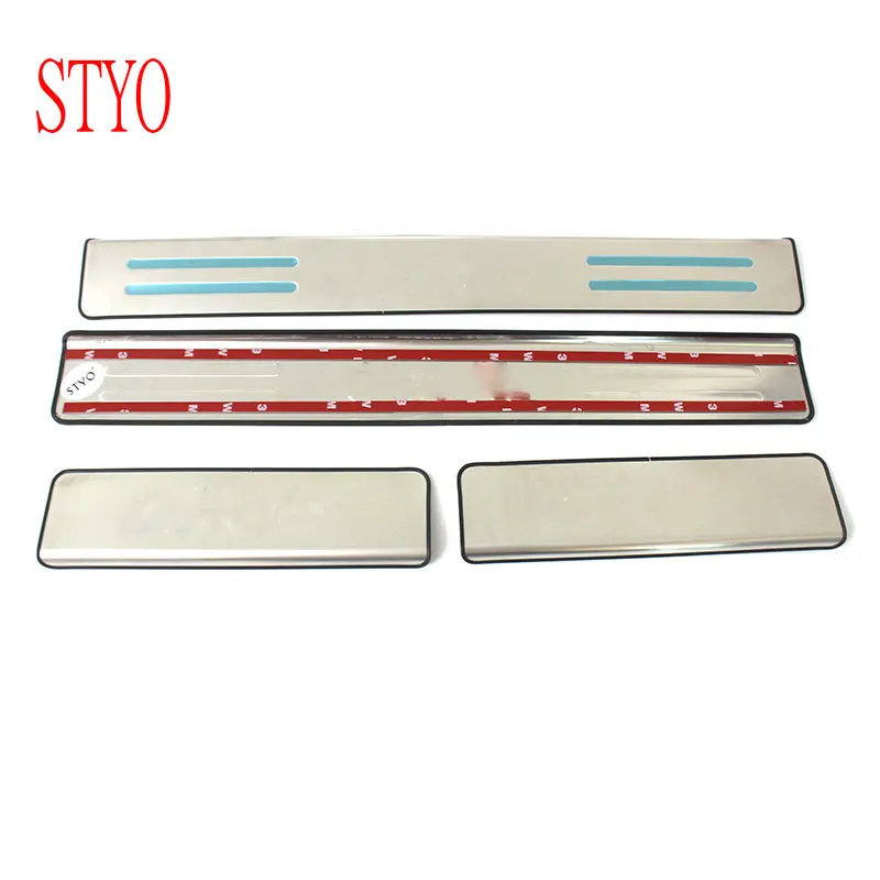 

STYO Stainless Steel Door Sill Scuff Plate Welcome Pedal Threshold for MazdaS CX-5 CX 5 CX5 2013 2014 2015 2016 Car Accessories