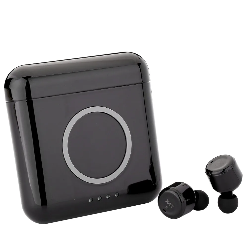 

2018 Latest Bluetooth Earphone X4T TWS Wireless charge box for mobile phone HiFi Headset with Micphone Earphone for iphone x