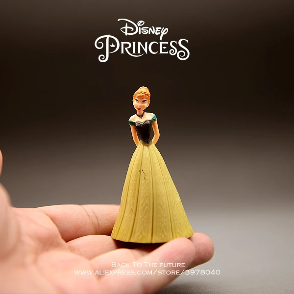 Disney Frozen Anna princess 7cm mini doll Action Figure Posture Anime Decoration Collection Figurine Toy model for children gift Disney Frozen Anna princess 7cm mini doll Action Figure Posture Anime Decoration Collection Figurine Toy model for children gift