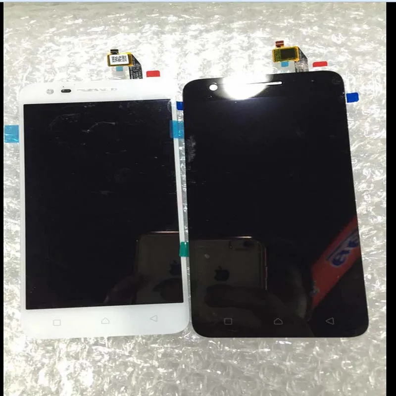 

Free shipping Brand New Original full LCD Display Digitizer Touch Screen Assembly For Lenovo Vibe C2 K10 A40+tools+3Mtapes