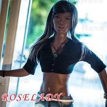 2016 NEW 168cm Top quality black life size silicone sex doll, lifelike real love doll, oral anal vagina adult doll for men