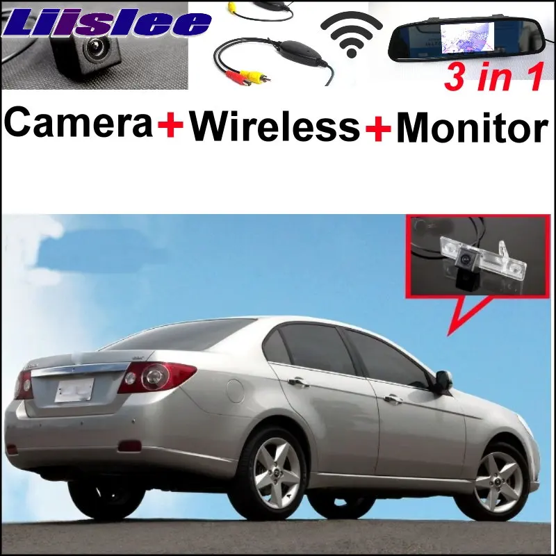 

Liislee 3 in1 Special WiFi Camera + Wireless Receiver + Mirror Monitor DIY Parking System For Daewoo Gentra Kalos Tosca Winstorm