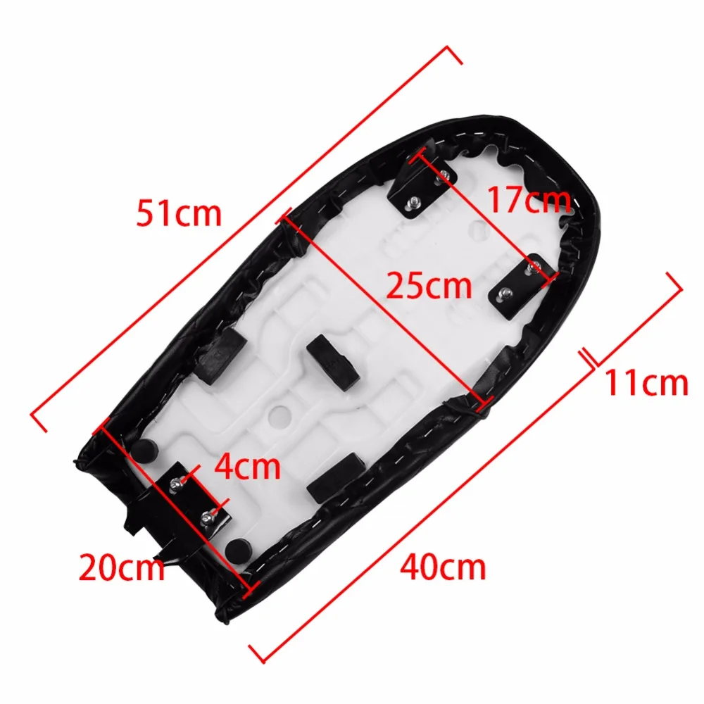 Мотоциклетное кафе гонщик сиденье на заказ винтажное горб седло плоская