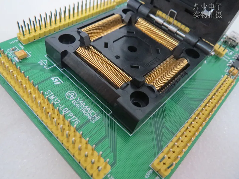 STM32F215/407/417/405207/217 LQFP176 ожога в гнездо золотое покрытие IC тестирование сиденья