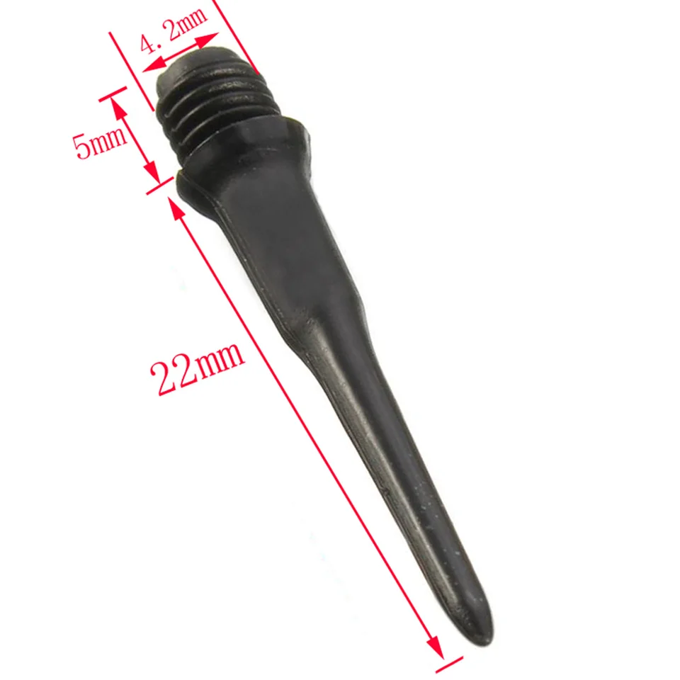 DOUDINGMAO Lot De 100 Pointes De Fléchettes En Plastique 4BA