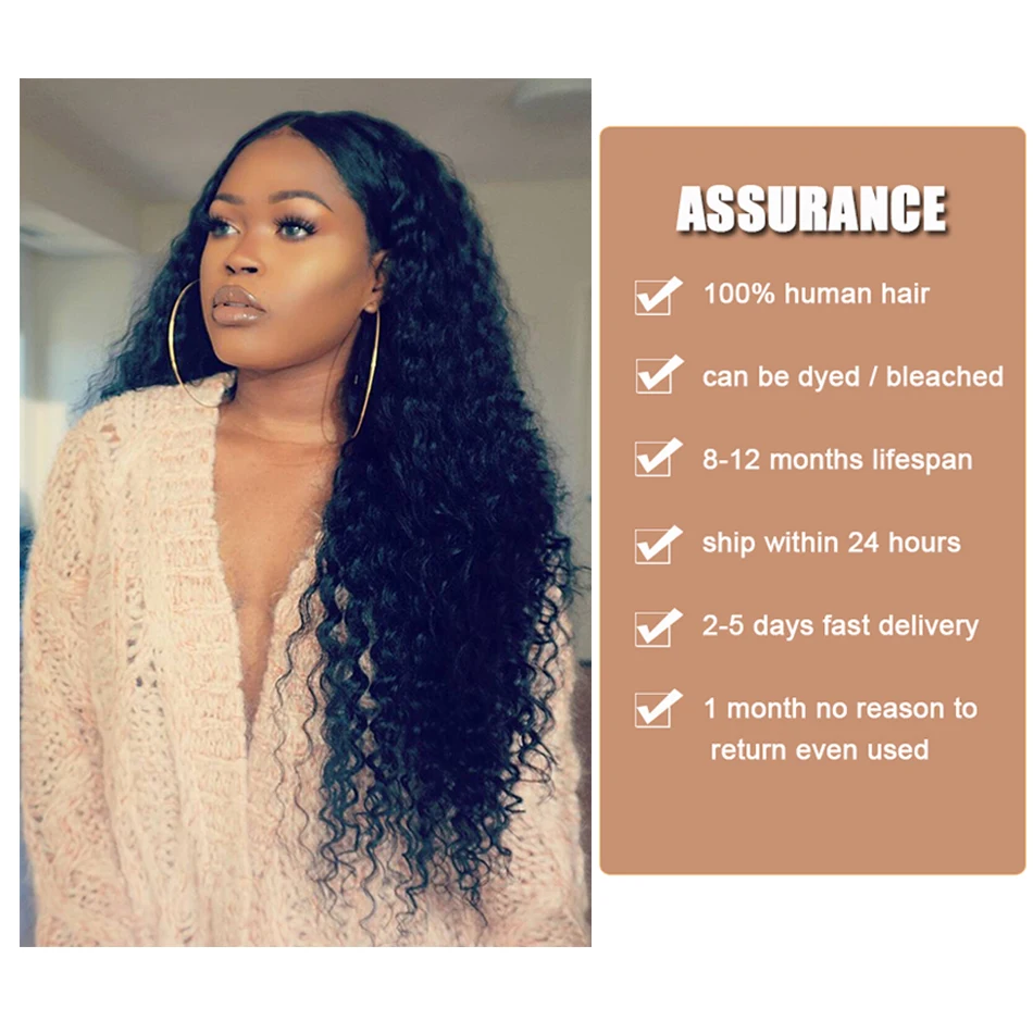 Deep Wave Bundles With Frontal Closure 100% Raw Indian Remy Human Hair With ClosurePre Plucked Lace Frontal Closure With Bundles Deep Wave Bundles With Frontal Closure 100% Raw Indian Remy Human Hair With ClosurePre Plucked Lace Frontal Closure With Bundles