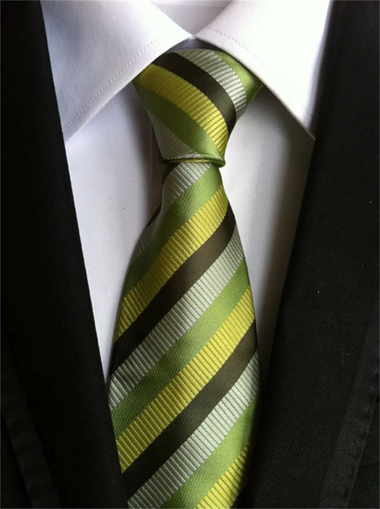 Новая мода галстук полосатый шеи галстуки для мужчин полиэстер 8 см Широкие Галстуки очаровательные костюмы Gravatas бизнес корбаты подарки