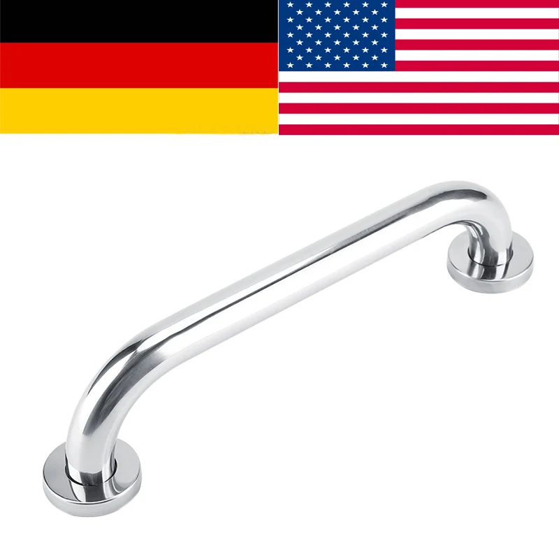Buy Stainless Steel Shower Tub Safety Grab Bar Towel Rack Wall Mounted Handrail