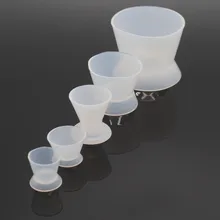 1 комплект(5 шт.) стоматологическое лабораторное силиконовая чаша для смешивания чашки(1~ 5# разъемная застежка-молния) для стоматологии оборудование для клиники