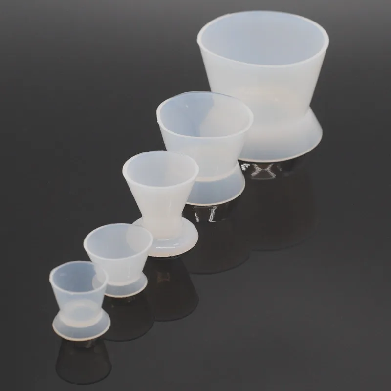 

1Set(5Pcs) Dental Lab Silicone Mixing Bowl Cup (1~5#) For Dentistry Clinic Equipment