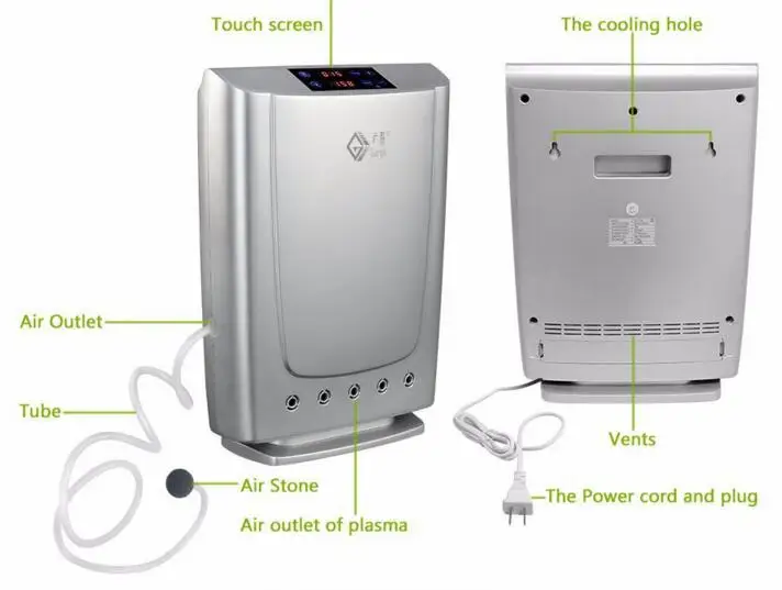 

Multi-functional Ozone Sterilizer Vegetable Pesticides Machine Portable Air Purifier with Purification Remote Control GL-3190
