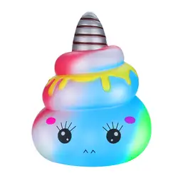 Игрушки для отдыха мягкими очаровательны squishies Kawaii Jumbo Unicornor Poo замедлить рост крем Ароматические снятие стресса игрушка D300225