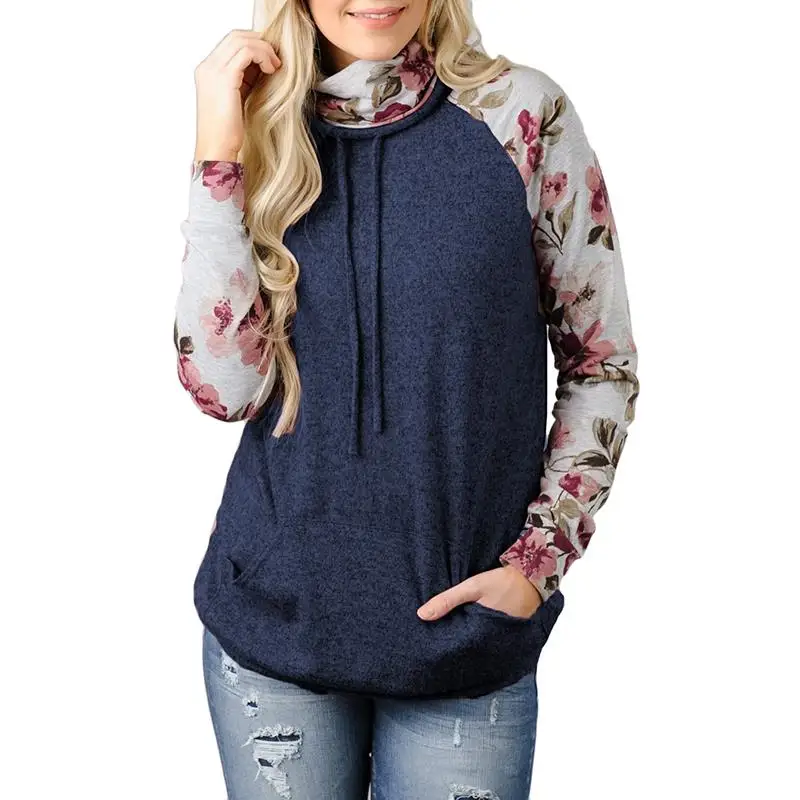Printed Women Sweatshirts Autumn Winter 2018 Casual Hooded