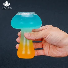 Грибное коктейльное стекло 280 мл молекулярная кухня бар Выпрямление бармен Специальный пивной винный бокал es Кубок кулер чашка Tipsy