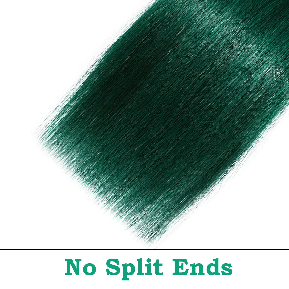 black pearl bundles ombre green human hair bundles  (2)