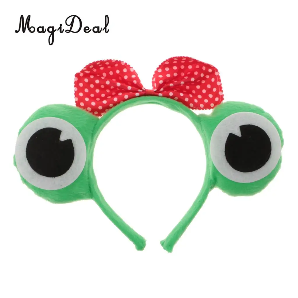 MagiDeal Bachelorette Novelty Frog Style Headband Fancy Dress Animal Toad Constume Girl Night Out Hen Party for DIY Party Decor 