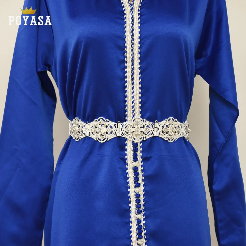 

2019 Moroccan Chic Caftan wedding gold and silver Metal belt for women free shippping
