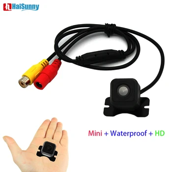 

HaiSunny Vehicle Auto Mini Hide Night Vision Parking Reverse Backup Camera Night Vision Waterproof Car Rear View Camera