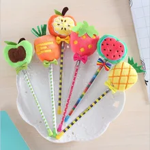 3 шт./упак. DIY Милая Красивая Пышная юбка-пачка для фруктов в форме гелевая ручка для рисования, дизайн и школьных принадлежностей и канцелярских товаров