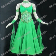 Бальных танцев юбка для женщин Новая современная Танцевальный костюм Бальные юбка для танцев, танцевальный наряд для несовершеннолетних, платье для выступлений на сцене B-0309