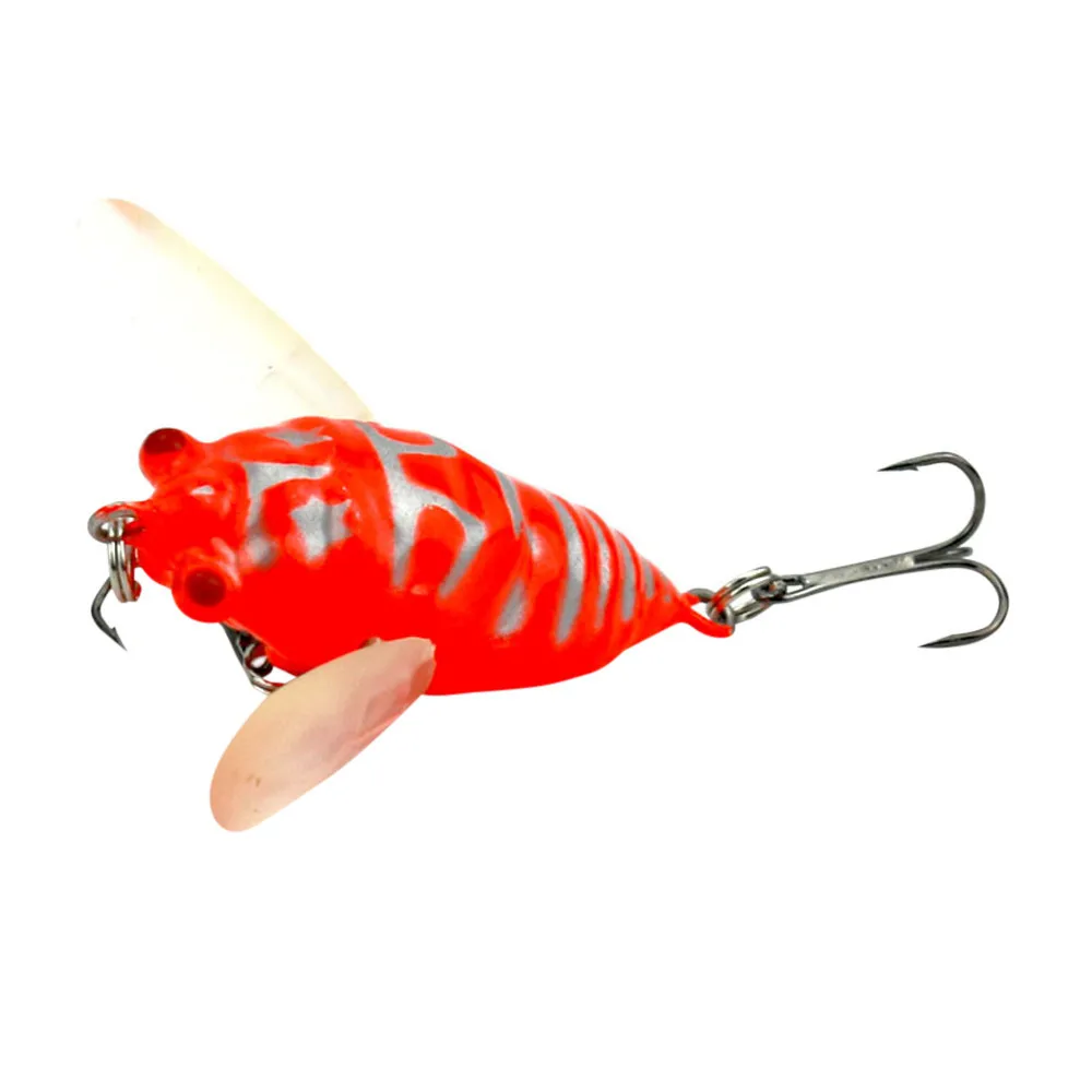 2019 Bionic bait fishing tackle hook bait Bionic bait fishing tackle hook bait Cicada fishing fish bait bass crank fishin 40MA10 (9)