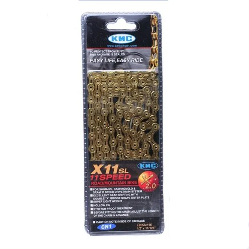 

Kmc X11SL 11 Speed Bicycle Chain for Mountain Rod Bike Bicycle Parts Bicycle Chain116L