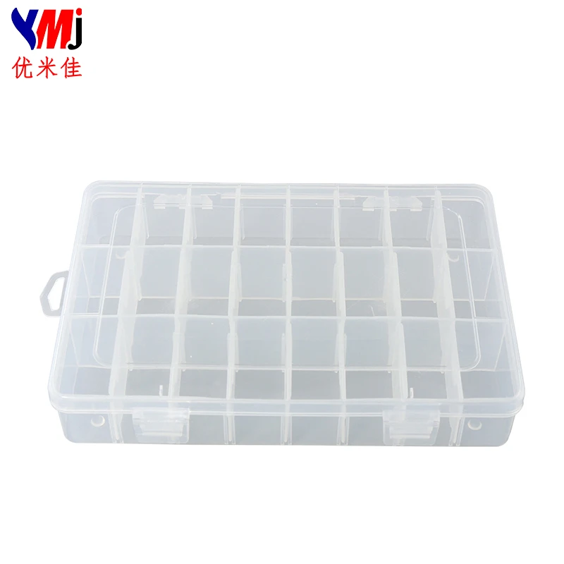 

YMJ LCD Repair Tool Component Box 24 Grids Color In White Plastic Material Well Made for Phone Repair Tools Storage