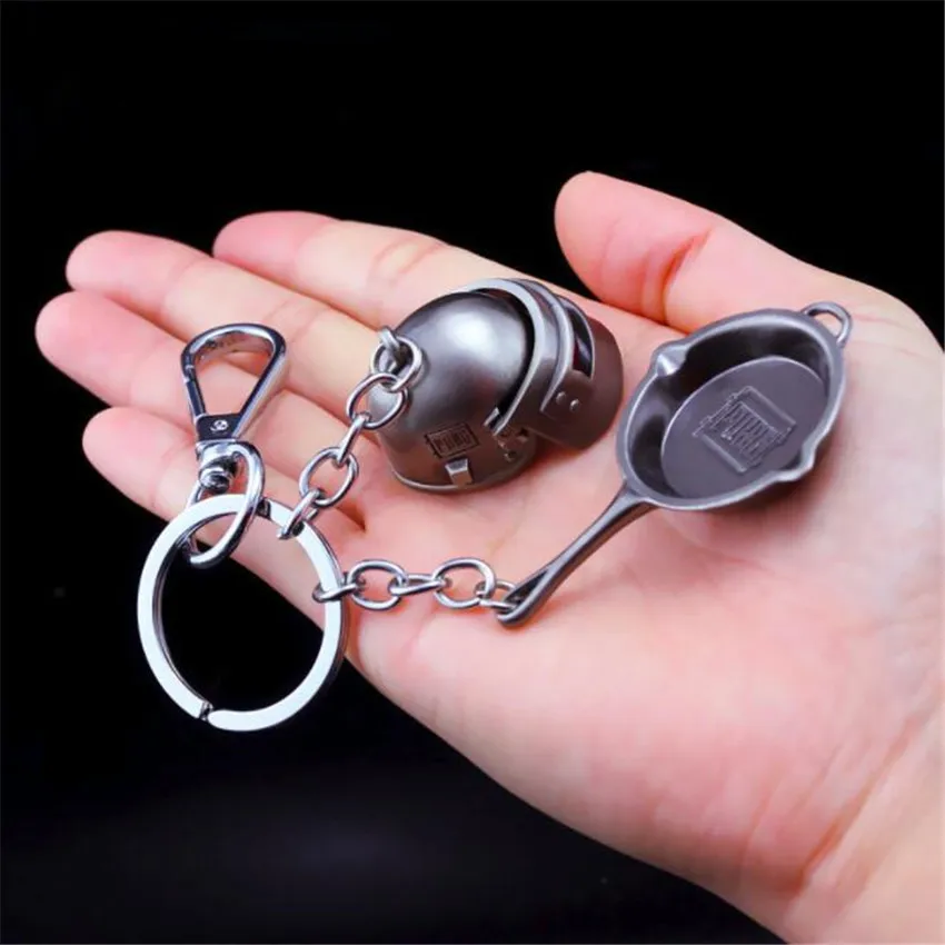  Game PUBG Level 3 Frying 98K AWM Playerunknown's Battlegrounds Cosplay Props Alloy Armor Model Key 